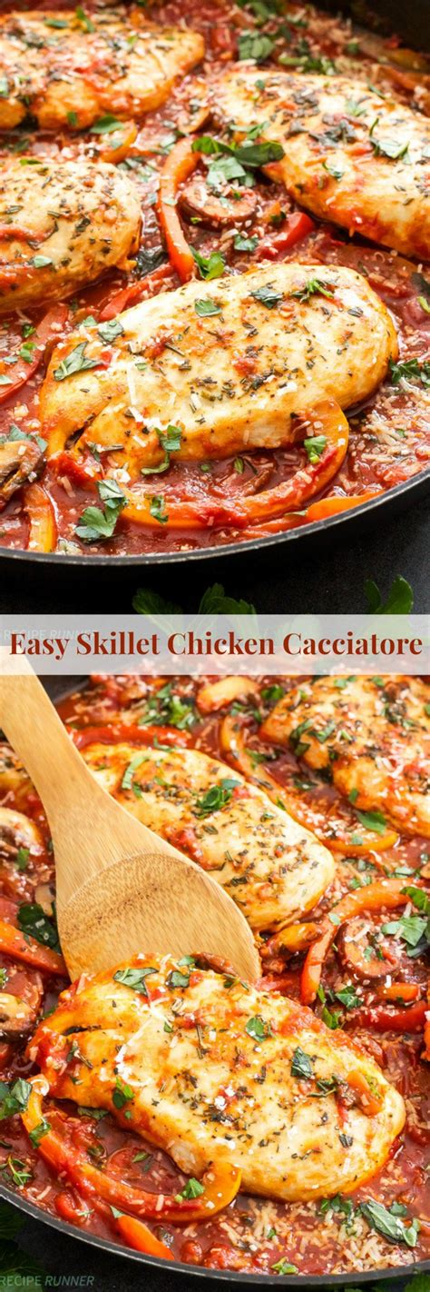 Saute Chicken Cacciatore - calories, carbs, nutrition