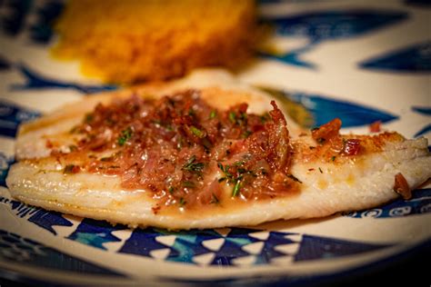 Sauteed Petrale Sole in Herb Butter Sauce - calories, carbs, nutrition