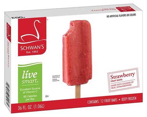 Schwanns Strawberry Bar - calories, carbs, nutrition