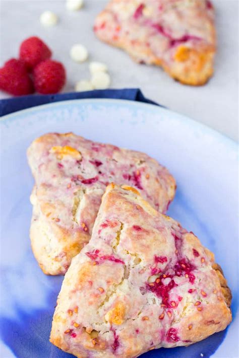 Scone Dough Raspberry White Chocolate 1 EA - calories, carbs, nutrition