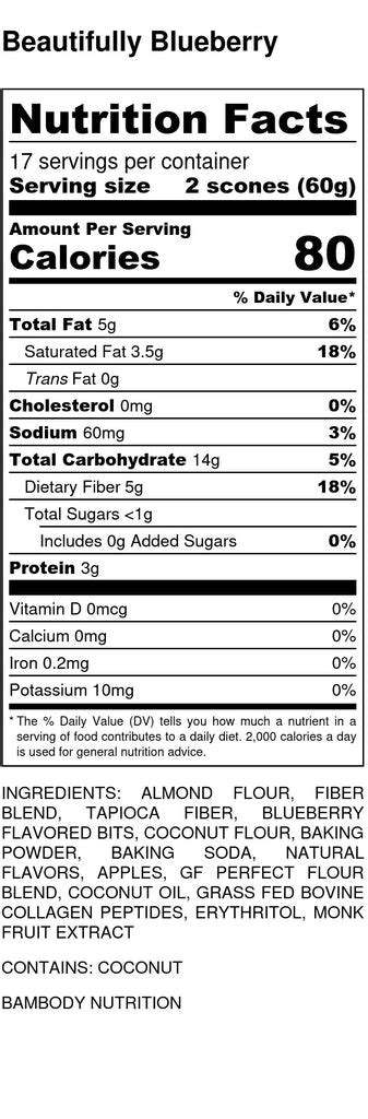 Scottish Adventure Box (Blueberry Scone) - calories, carbs, nutrition