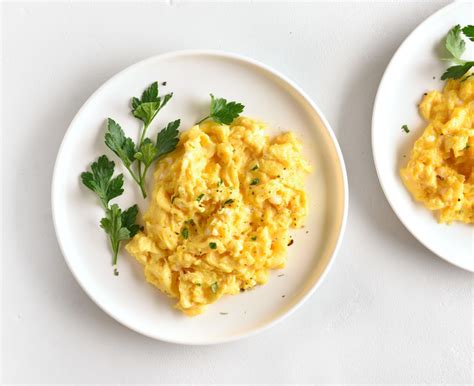 Scrambled Eggs with Boursin and Fresh Herbs - calories, carbs, nutrition