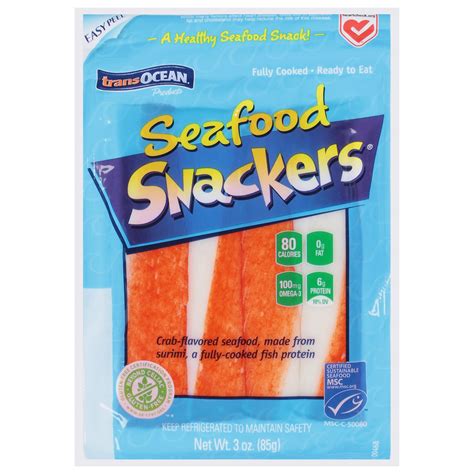 Seafood Snacks - calories, carbs, nutrition