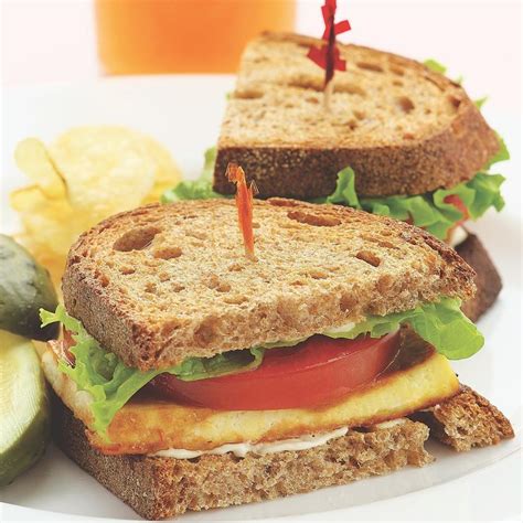 Sesame Grilled Tofu Lettuce & Tomato (TLT) on Wheat Bread (113927.0) - calories, carbs, nutrition