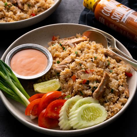 Sesame Pork Cutlet & Thai Fried Rice - calories, carbs, nutrition