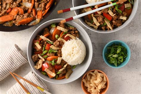 Sesame Pork Stir Fry (1) - calories, carbs, nutrition