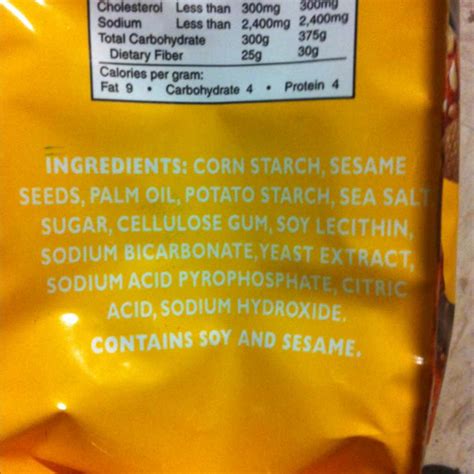 Sesame Pretzel - calories, carbs, nutrition