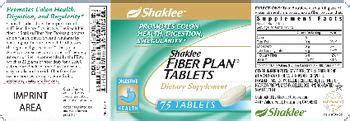 Shaklee Fiber Plan - calories, carbs, nutrition