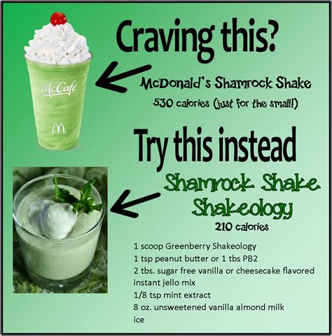 Shamrock Shake - calories, carbs, nutrition