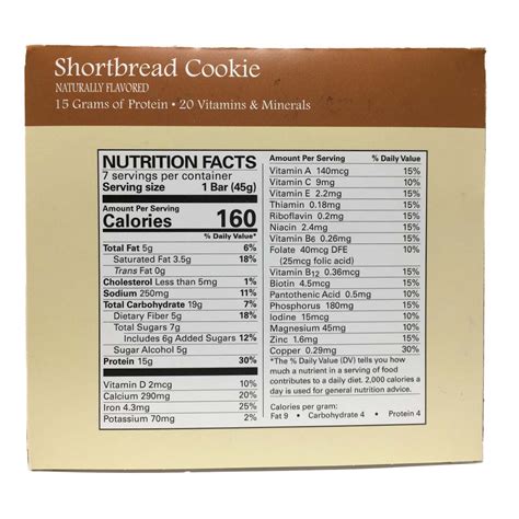 Shortbread Cookies - calories, carbs, nutrition