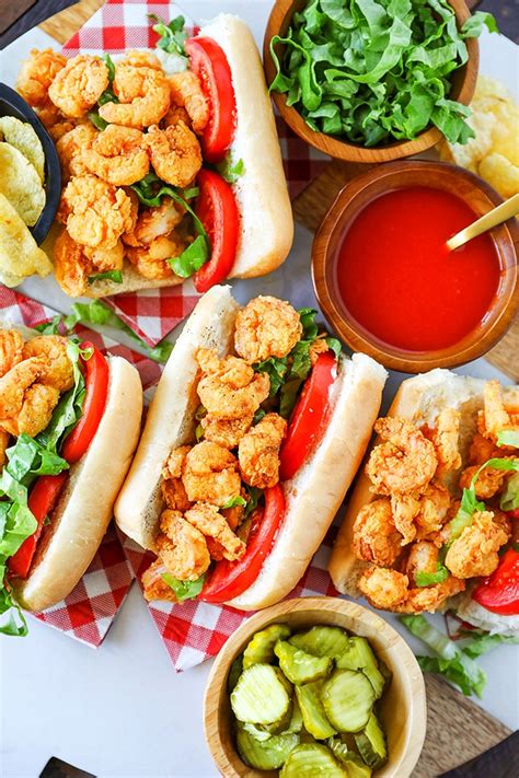 Shrimp Po Boy - calories, carbs, nutrition