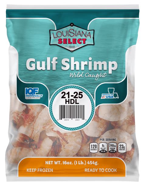 Shrimp 21/25 P&D T/On Diablo - calories, carbs, nutrition