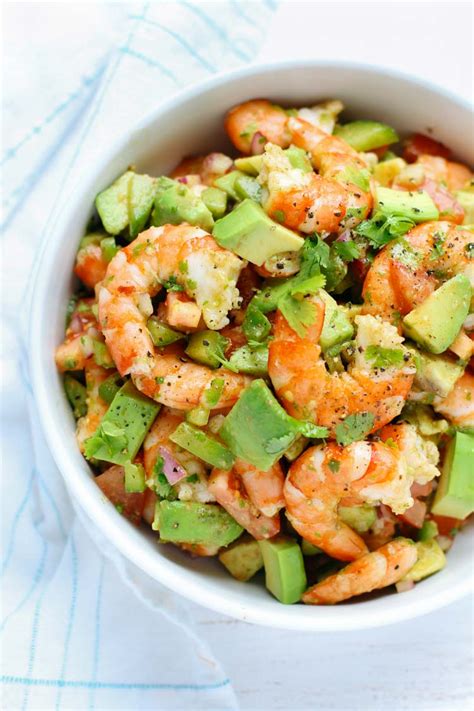 Shrimp and Avocado Salad - calories, carbs, nutrition