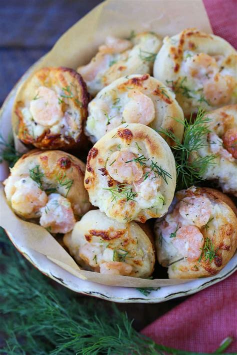 Shrimp & Dill Biscuits - calories, carbs, nutrition
