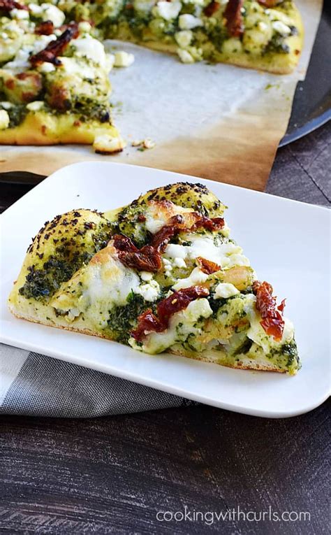 Shrimp Pesto Pizzetta - calories, carbs, nutrition