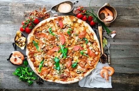 Shrimp Pizza - calories, carbs, nutrition