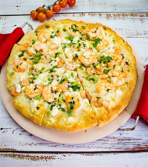 Shrimp Scampi Pizza - calories, carbs, nutrition