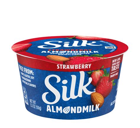 SILK Strawberry soy yogurt - calories, carbs, nutrition