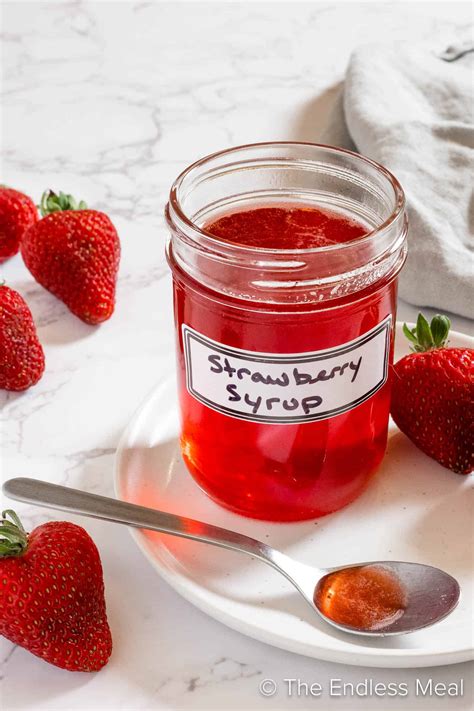 Simple Syrup: Strawberry Lemongrass - calories, carbs, nutrition