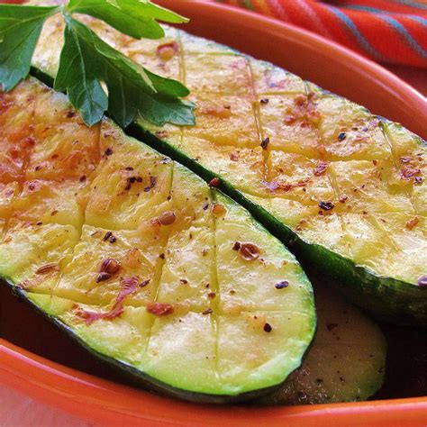 Simply Grilled Zucchini - calories, carbs, nutrition