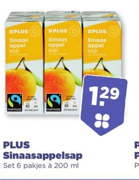 Sinaasappelsap versgeperst 6x200 ml - calories, carbs, nutrition