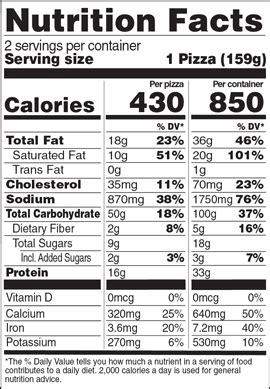 Singles Deep Dish - calories, carbs, nutrition