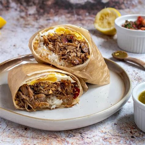 Sisig Burrito California Pork - calories, carbs, nutrition