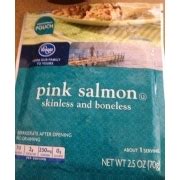 Skinless Boneless Pink Salmon - calories, carbs, nutrition