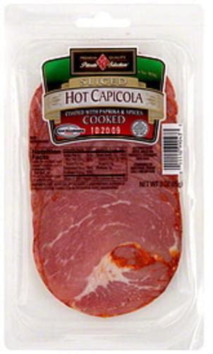 Sliced Hot Capocollo (48144.18) - calories, carbs, nutrition