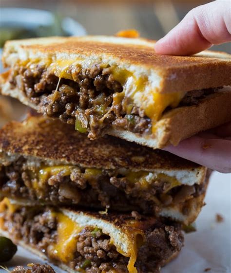 Sloppy Joe Grilled Cheese - calories, carbs, nutrition