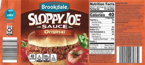 Sloppy Joe Sauce - calories, carbs, nutrition