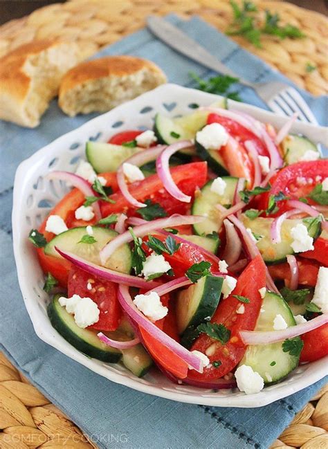 Small Tomato, Cucumber, Onion Salad - calories, carbs, nutrition