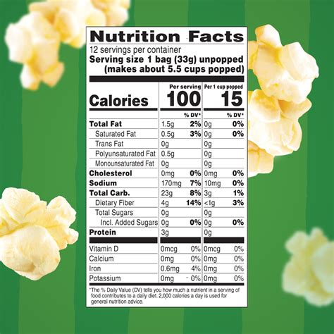 Smart Pop Popcorn - calories, carbs, nutrition