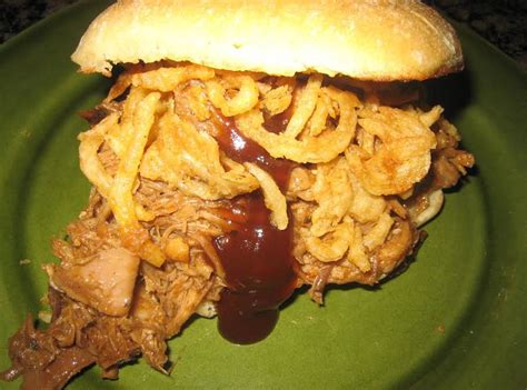 Smoked Pulled Pork on Ciabatta w/ Caramelized Onions Sundried Tomato Aioli - calories, carbs, nutrition