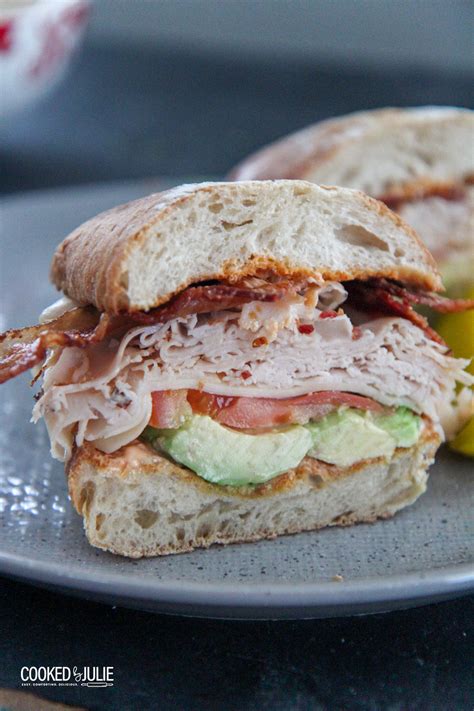 Smoked Turkey, Avocado & Bacon Sandwich - calories, carbs, nutrition