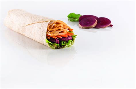 Smoked Turkey Wrap & White Bean Pesto - calories, carbs, nutrition