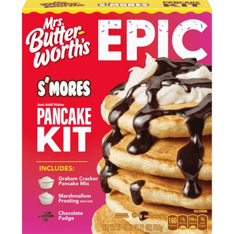 Smore's Pancake Mix Retail Package - calories, carbs, nutrition