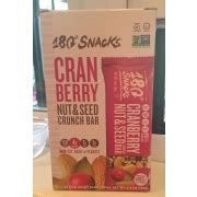 Snack Bar - Cranberry Crunch - calories, carbs, nutrition