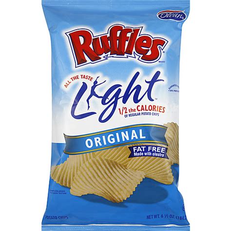 Snacks, potato chips, made from dried potatoes, fat-free, made with olestra - calories, carbs, nutrition