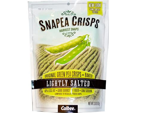 Snapea Crisps - calories, carbs, nutrition