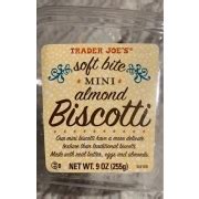 Soft Bite Mini Almond Biscotti - calories, carbs, nutrition