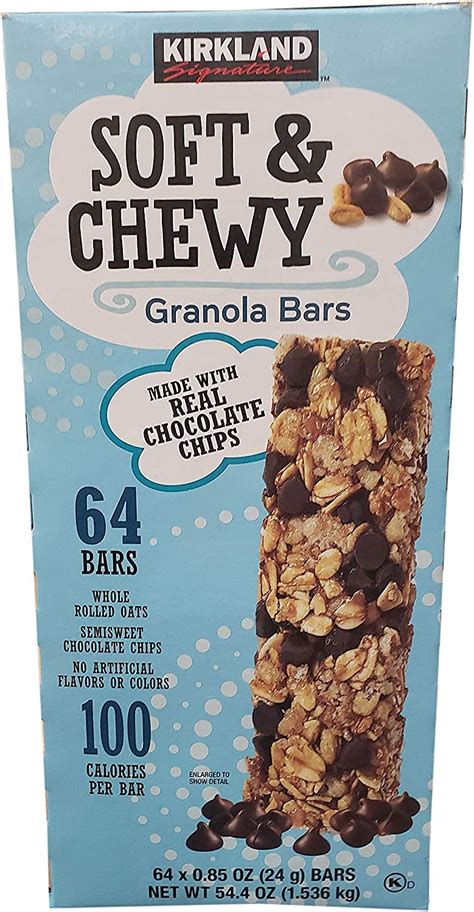 Soft & Chewy Granola Bar Chocolate Chip - calories, carbs, nutrition