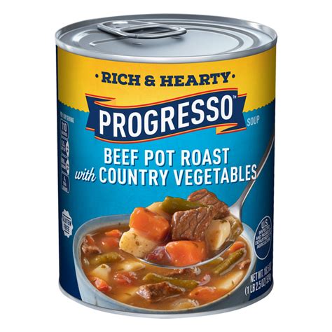 Soup Beef Vegetable Hearty 6 oz - calories, carbs, nutrition