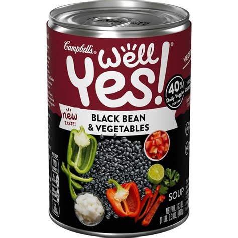 Soup Black Bean Cuban Campbells 16 oz - calories, carbs, nutrition