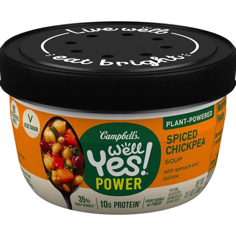 Soup Chicken Cabbage & Chickpea 3Cs Campbells 16 oz - calories, carbs, nutrition