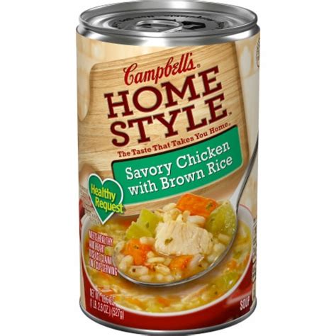 Soup Chicken & Rice Homestyle 6 oz - calories, carbs, nutrition