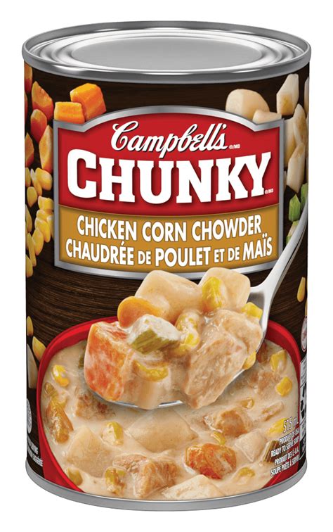 Soup Chowder Chicken Corn Campbells 6 oz - calories, carbs, nutrition