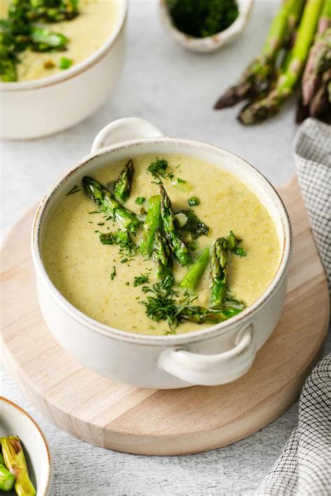 Soup Cream of Asparagus 12 oz - calories, carbs, nutrition