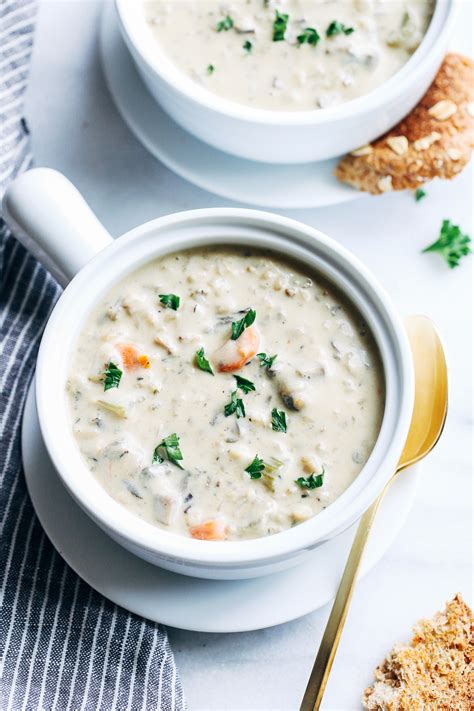 Soup Cream of Mushroom with Wild Rice 8 oz - calories, carbs, nutrition