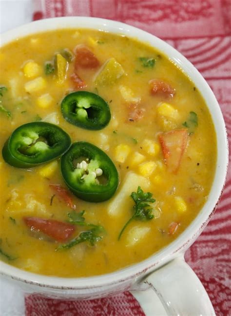 Soup Creamy Green Chile & Potato 6 oz - calories, carbs, nutrition